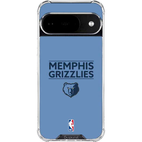 NBA Memphis Grizzlies Standard - Light Blue Google Pixel 10 Clear Case